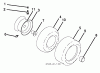 Jonsered LT2213 C (96051000902) - Lawn & Garden Tractor (2012-08) Listas de piezas de repuesto y dibujos WHEELS TIRES