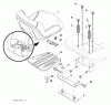 Jonsered LT2213 (96041008702) - Lawn & Garden Tractor (2010-08) Listas de piezas de repuesto y dibujos SEAT