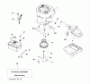 Jonsered LT2213 C (96051000903) - Lawn & Garden Tractor (2013-05) Listas de piezas de repuesto y dibujos ENGINE