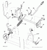 Jonsered LT2213 CA (96051001000) - Lawn & Garden Tractor (2010-10) Listas de piezas de repuesto y dibujos MOWER LIFT / DECK LIFT