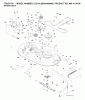 Jonsered LT2216 (96041005600) - Lawn & Garden Tractor (2007-04) Listas de piezas de repuesto y dibujos MOWER DECK / CUTTING DECK