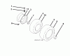 Jonsered LT2218 A (96041010505) - Lawn & Garden Tractor (2011-08) Listas de piezas de repuesto y dibujos WHEELS TIRES
