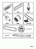 Jonsered LT2218 A2 (96041003900) - Lawn & Garden Tractor (2007-04) Listas de piezas de repuesto y dibujos FREQUENTLY USED PARTS