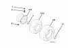 Jonsered LT2218 CMA2 (96061019802) - Lawn & Garden Tractor (2007-10) Listas de piezas de repuesto y dibujos WHEELS TIRES