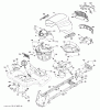 Jonsered LT2227 A2 (96041014602) - Lawn & Garden Tractor (2012-08) Listas de piezas de repuesto y dibujos CHASSIS ENCLOSURES