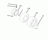 Jonsered LT2316 CM (96051000400) - Lawn & Garden Tractor (2010-12) Listas de piezas de repuesto y dibujos WHEELS TIRES