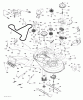 Jonsered LT2316 CM (96051002002) - Lawn & Garden Tractor (2012-08) Listas de piezas de repuesto y dibujos MOWER DECK / CUTTING DECK