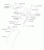 Jonsered 580 RD - Walk-Behind Mower (2001-03) Listas de piezas de repuesto y dibujos HANDLE CONTROLS