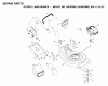 Jonsered 600RDM2 (J600RDME, 954130051) - Walk-Behind Mower (2001-03) Listas de piezas de repuesto y dibujos PRODUCT COMPLETE #1
