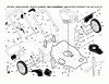 Jonsered LM2153C (96141016701) - Walk-Behind Mower (2009-09) Listas de piezas de repuesto y dibujos PRODUCT COMPLETE #1