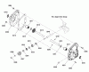Murray 1696081 (1150/27) - Canadiana 27" Dual Stage Snow Thrower (2011) Listas de piezas de repuesto y dibujos Gear Case Assembly (1752897_1752898)