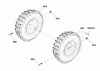 Murray BM1227SE (1696255-00) - Briggs & Stratton 27" Dual Stage Snowthrower, 11.5HP (CE) (2012) Listas de piezas de repuesto y dibujos Wheels & Tires Group (2990485)