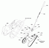 Murray 1696279-00 - Brute 22" Single Stage Snowthrower, 8.0HP (2012) Listas de piezas de repuesto y dibujos Auger Drive Group (2988894)