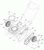 Murray MS55800E (1696211-00) - 22" Single Stage Snowthrower, 8HP (CE) (2012) Listas de piezas de repuesto y dibujos Wheel & Body Covering Group (2989013)
