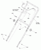 Murray C950-52060-0 (1695932) - Craftsman 22" Single Stage Snow Thrower (2010) (Sears) Listas de piezas de repuesto y dibujos Handles & Controls Group - Remote (2988896)