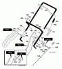 Murray C950-52234-1 - Craftsman 22" Single Stage Snow Thrower (2004) (Sears) Listas de piezas de repuesto y dibujos Handle Assembly