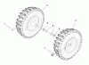 Murray ST1028S (1695321) - Frontier 28" Dual Stage Snow Thrower (2007) Listas de piezas de repuesto y dibujos Wheels and Tires Group (2987259_2987265)