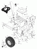 Murray 405618x81A - Yard King 40" Lawn Tractor (2001) Listas de piezas de repuesto y dibujos Steering