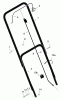 Murray 201010x24A - B&S/ 20" Walk-Behind Mower (2004) (Meijer) Listas de piezas de repuesto y dibujos Handle Assembly