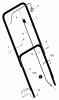 Murray 201010x99NA - B&S/ 20" Walk-Behind Mower (2002) (AAFES) Listas de piezas de repuesto y dibujos Handle Assembly
