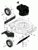Murray 20101A - 20" Walk-Behind Mower (1997) Listas de piezas de repuesto y dibujos Mower Housing Assembly