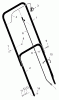 Murray 20101B - 20" Walk-Behind Mower (1999) Listas de piezas de repuesto y dibujos Handle Assembly