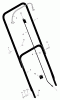 Murray 201030x30A - 20" Walk-Behind Mower (2005) Listas de piezas de repuesto y dibujos Handle Assembly