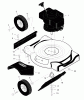 Murray 20103x30A - 20" Walk-Behind Mower (1999) Listas de piezas de repuesto y dibujos Mower Housing Assembly