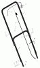 Murray 20103x30B - 20" Walk-Behind Mower (2000) Listas de piezas de repuesto y dibujos Handle Assembly