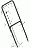 Murray 20103x31A - Scotts 20" Walk-Behind Mower (1997) (Home Depot) Listas de piezas de repuesto y dibujos Handle Assembly