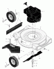 Murray 20104D - 20" Walk-Behind Mower (2002) Listas de piezas de repuesto y dibujos Mower Housing Assembly