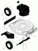 Murray 20104G - 20" Walk-Behind Mower (2005) Listas de piezas de repuesto y dibujos Mower Housing Assembly