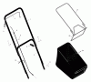 Murray 20407x30A - 20" Walk-Behind Mower (1999) Listas de piezas de repuesto y dibujos Handle And Bag Assembly