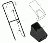Murray 204210x30B - 20" Walk-Behind Mower (2004) Listas de piezas de repuesto y dibujos Handle & Bag Assembly