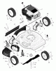 Murray 20455x30B - 20" Walk-Behind Mower (2000) Listas de piezas de repuesto y dibujos Mower Housing Assembly