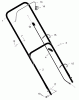 Murray 20465x8B - Scotts 20" Walk-Behind Mower (1999) (Home Depot) Listas de piezas de repuesto y dibujos Handle Assembly