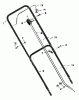 Murray 20505x62B - B&S/ 20" Walk-Behind Mower (1997) (Home Base) Listas de piezas de repuesto y dibujos Handle Assembly