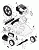 Murray 20506x8A - Scotts 20" Walk-Behind Mower (1998) (Home Depot) Listas de piezas de repuesto y dibujos Mower Housing Assembly