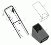 Murray 20606x30C - 20" Walk-Behind Mower (2001) Listas de piezas de repuesto y dibujos Handle & Bag Assembly