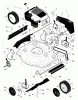 Murray 20607A - 20" Walk-Behind Mower (1999) Listas de piezas de repuesto y dibujos Mower Housing Assembly