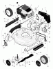 Murray 20608B - 20" Walk-Behind Mower (2000) Listas de piezas de repuesto y dibujos Mower Housing Assembly