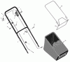 Murray 20647x89E - Yard King Performance 20" Walk-Behind Mower (2002) Listas de piezas de repuesto y dibujos Handle And Bag Assembly