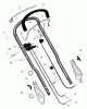 Murray 218910x43B - Yard King 21" Walk-Behind Mower (2004) Listas de piezas de repuesto y dibujos Handle Assembly