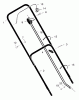 Murray 22105x92A - B&S/ 22" Walk-Behind Mower (1998) (Walmart) Listas de piezas de repuesto y dibujos Handle Assembly