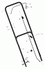 Murray 223330x6A - Ultra 22" Walk-Behind Mower (2001) Listas de piezas de repuesto y dibujos Handle Assembly