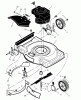 Murray 22405x30A - 22" Walk-Behind Mower (1999) Listas de piezas de repuesto y dibujos Mower Housing Assembly