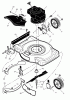Murray 22406A - 22" Walk-Behind Mower (1999) Listas de piezas de repuesto y dibujos Mower Housing Assembly