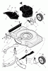 Murray 22408C - 22" Walk-Behind Mower (2001) Listas de piezas de repuesto y dibujos Mower Housing Assembly