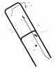 Murray 225111x71A - B&S/ 22" Walk-Behind Mower (2001) (Quality Stores) Listas de piezas de repuesto y dibujos Handle Assembly