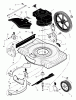 Murray 225130x00A - 22" Walk-Behind Mower (2001) Listas de piezas de repuesto y dibujos Mower Housing Assembly